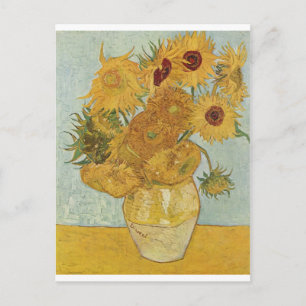 Van Gogh Paintings: Van Gogh Sunflowers Postcard