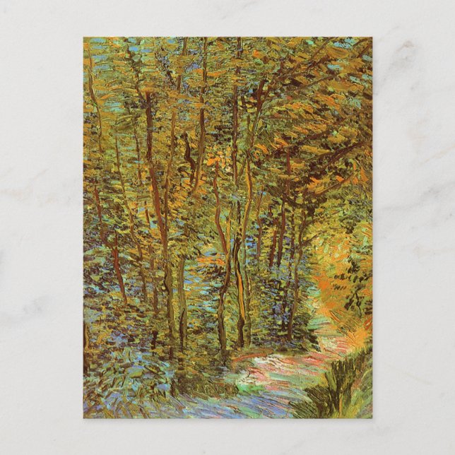 Van Gogh - Path in the Woods Postcard (Front)