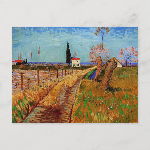 Van Gogh - Path through a Field Postcard
