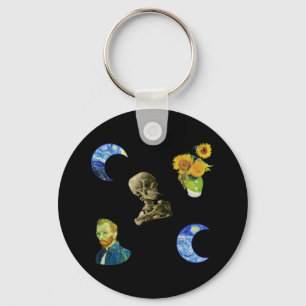 Van Gogh pattern Key Ring