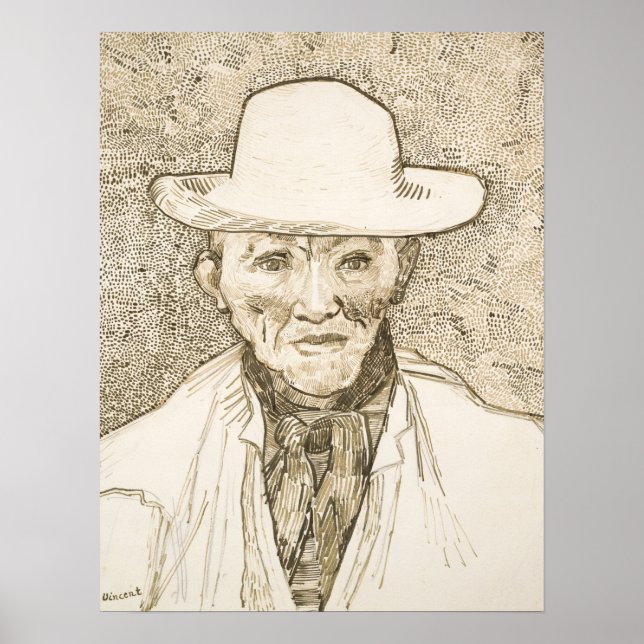 Van Gogh - Peasant From The Camargue Poster (Front)