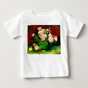 Van Gogh Peonies and Roses Baby T-Shirt