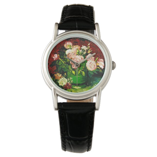 Van Gogh Peonies and Roses Watch (Front)