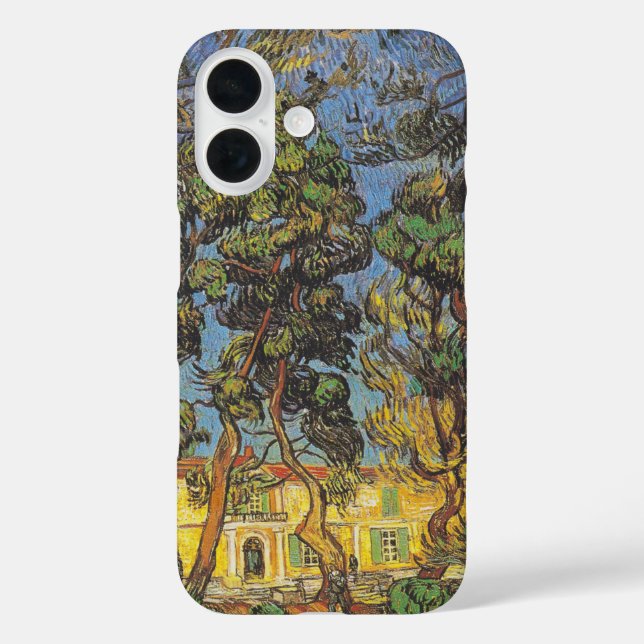Van Gogh Pine Trees - Classic Garden Art Case-Mate iPhone Case (Back)