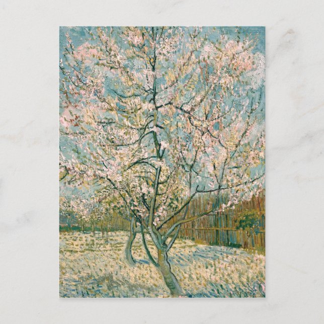 Van Gogh Pink Peach Tree in Blossom (F404) Postcard (Front)
