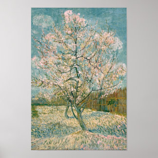 Van Gogh Pink Peach Tree in Blossom (F404) Poster