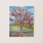 Van Gogh - Pink Peach Trees Jigsaw Puzzle<br><div class="desc">Vincent Van Gogh's Pink Peach Trees. When Van Gogh arrived in Arles in 1888, fruit trees in the orchards were about to bloom. The blossoms of the apricot, peach and plum trees motivated him, and within a month he had created fourteen paintings of blossoming fruit trees. The 'trees and orchards...</div>