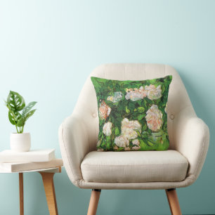 Van Gogh - Pink Roses Cushion