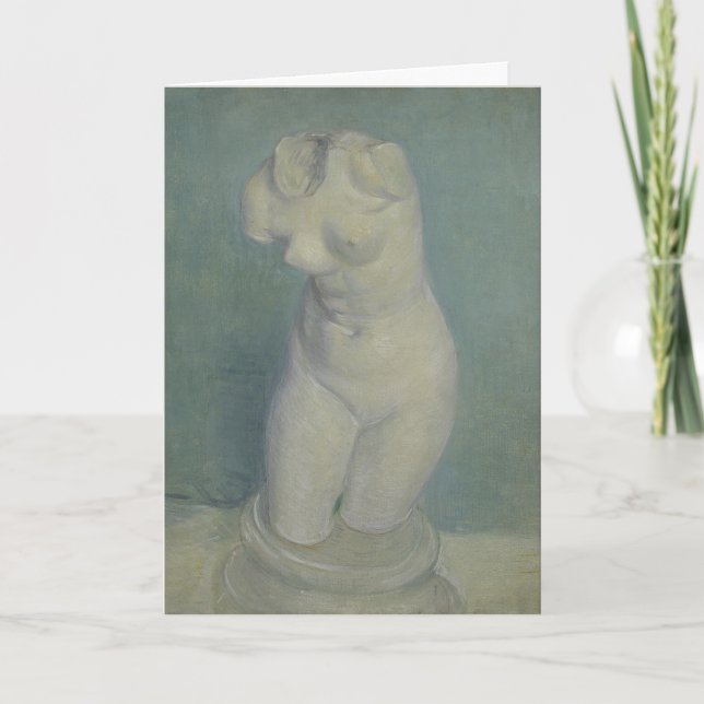 Van Gogh Plaster Torso - Classical Statuette Art Card (Front)
