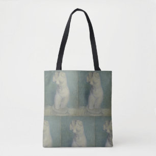 Van Gogh Plaster Torso - Classical Statuette Art Tote Bag