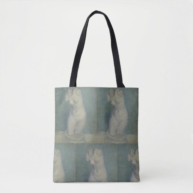 Van Gogh Plaster Torso - Classical Statuette Art Tote Bag (Front)