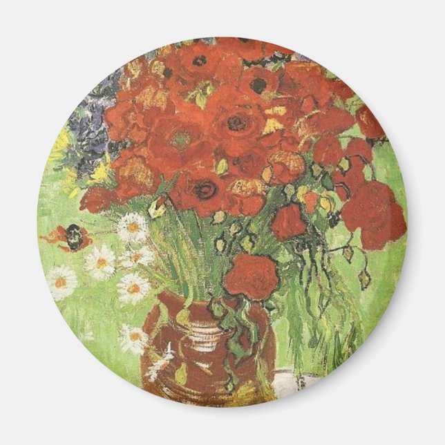 Van Gogh Poppies Magnet (Front)