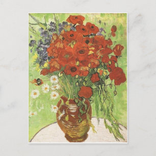 Van Gogh Poppies Postcard