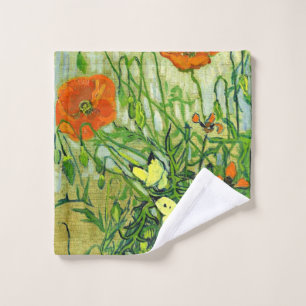 Van Gogh - Poppies Wash Cloth