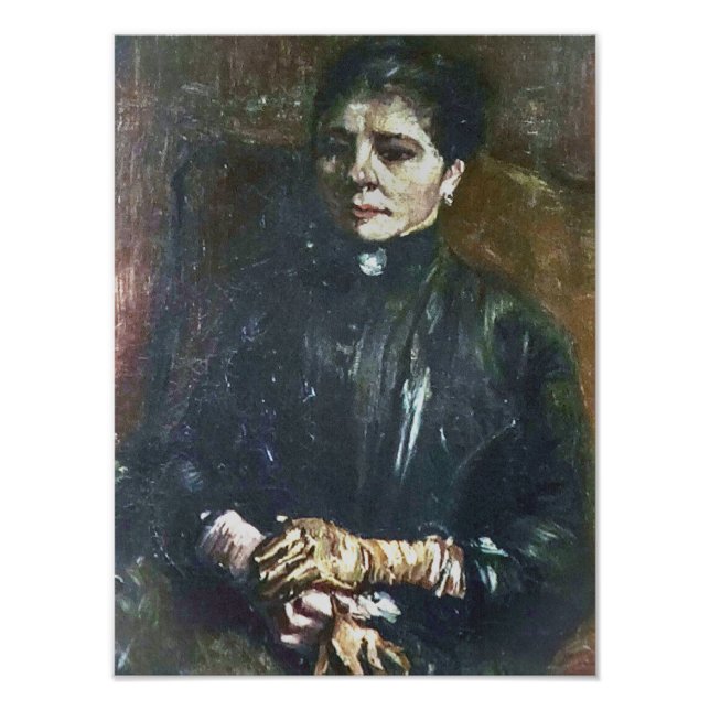 Van Gogh Portrait of a Woman Seated Photo Print (Front)