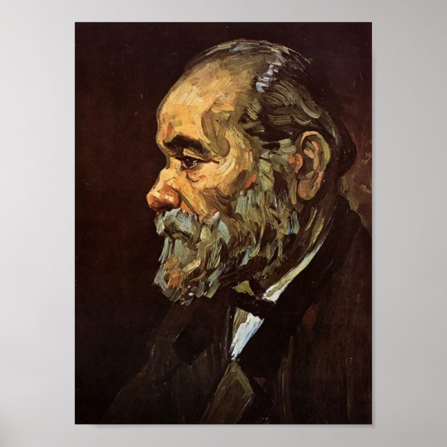 Van Gogh - Portrait of an Old Man with Beard Poster (Front)
