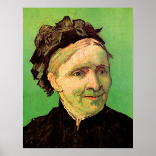 Van Gogh; Portrait of Artist's Mother, Vintage Art Poster