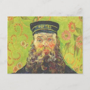 van gogh portrait of the postman joseph roulin postcard