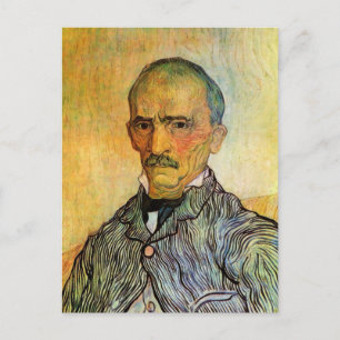Van Gogh Portrait of Trabuc, Vintage Impressionism Postcard