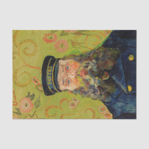Van Gogh Postman. Portrait impressionism art Tissue Paper