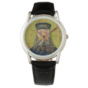 Van Gogh Postman. Portrait impressionism art Watch