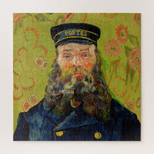 Van Gogh Postman Portrait Painting Old Antique Art Jigsaw Puzzle (Vertical)