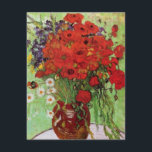 Van Gogh Red Poppies and Daisies Invitations<br><div class="desc">Van Gogh Red Poppies and Daises invitation. Oil painting on canvas from 1890. A colourful flower painting by Van Gogh, while not as famous as his celebrated vase of sunflowers, this work represents yet another charming entry in the artist’s extensive catalogue of floral still lifes. A great gift for fans...</div>