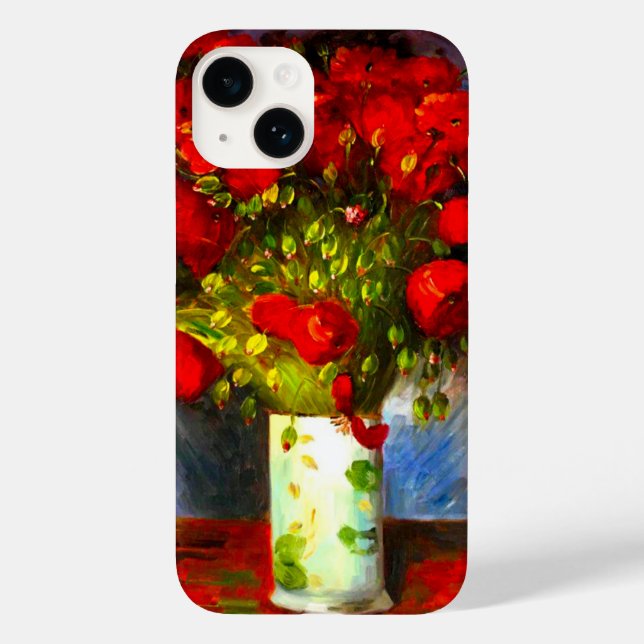 Van Gogh Red Poppies Case-Mate iPhone Case (Back)