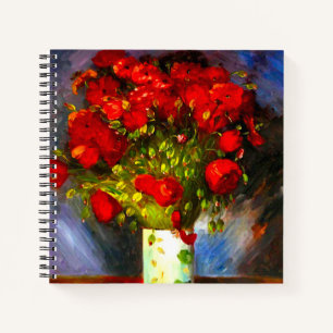 Van Gogh Red Poppies Notebook