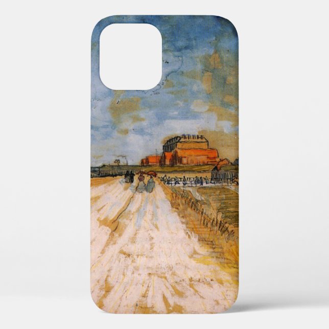 Van Gogh Road Running Beside the Paris Ramparts Case-Mate iPhone Case (Back)