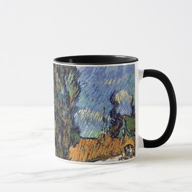 Van Gogh - Road With Cypresses Mug (Right)