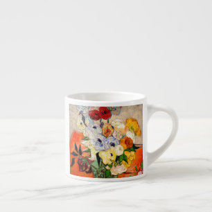 Van Gogh Roses and Anemones Espresso Cup
