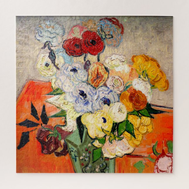 Van Gogh Roses and Anemones Jigsaw Puzzle (Vertical)