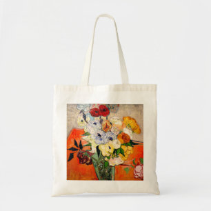 Van Gogh Roses and Anemones Tote Bag