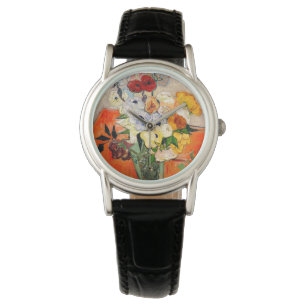 Van Gogh Roses and Anemones Watch