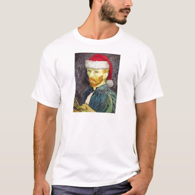 Van Gogh Santa T-Shirt (Front)