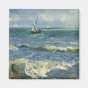 Van Gogh Seascape at Saintes Maries de la Mer Magnet