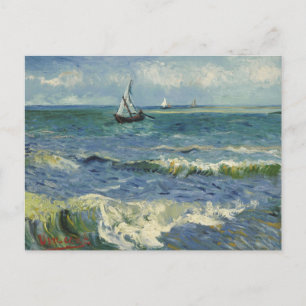Van Gogh Seascape at Saintes Maries de la Mer Postcard