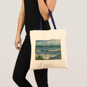 Van Gogh Seascape at Saintes Maries de la Mer Tote Bag