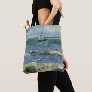 Van Gogh Seascape at Saintes Maries de la Mer Tote Bag