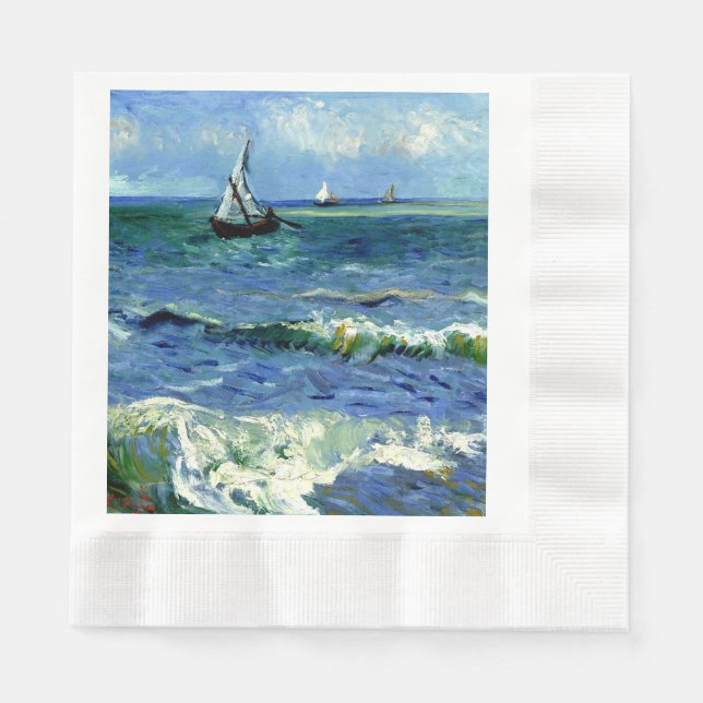 Van Gogh - Seascape Napkin (Front)