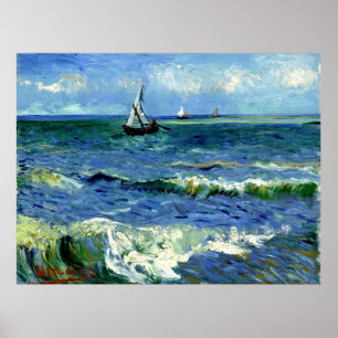 Van Gogh - Seascape Poster