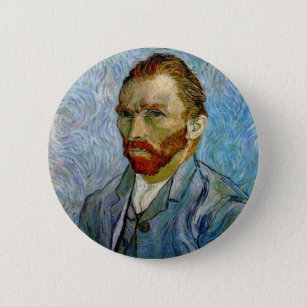Van Gogh Self Portrait 6 Cm Round Badge