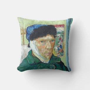 Van Gogh Self-portrait Bandaged Ear Art Painting Cushion