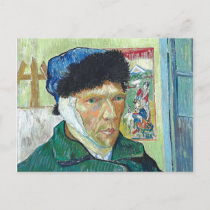 Van Gogh Self-portrait Bandaged Ear Art Painting Postcard