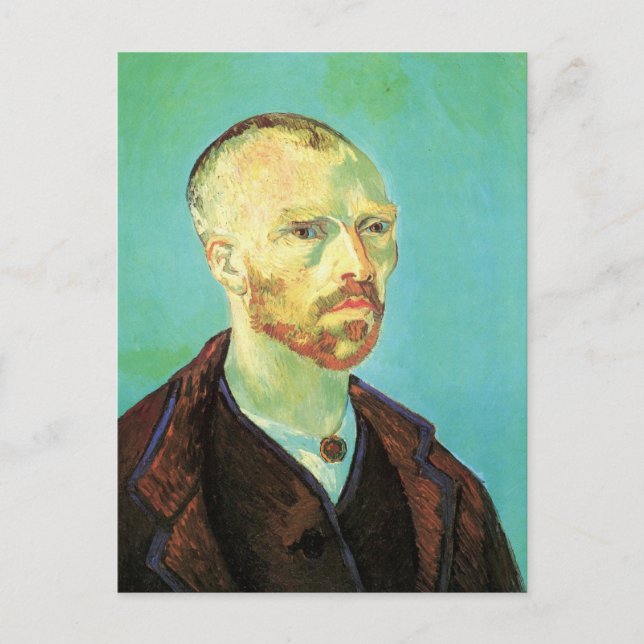 Van Gogh Self Portrait (Dedicated to Paul Gauguin) Postcard (Front)
