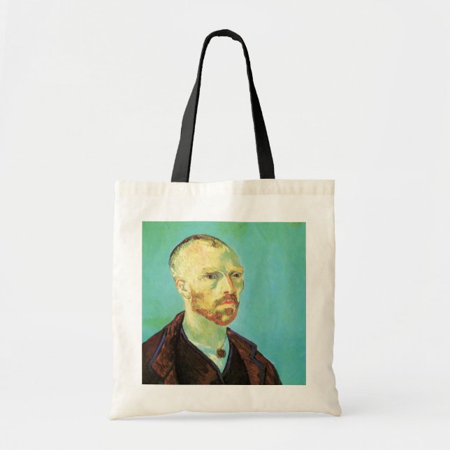 Van Gogh Self Portrait (Dedicated to Paul Gauguin) Tote Bag (Front)