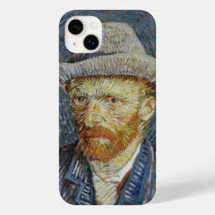 Van Gogh Self Portrait Grey Felt Hat Painting Art Case-Mate iPhone 14 Plus Case