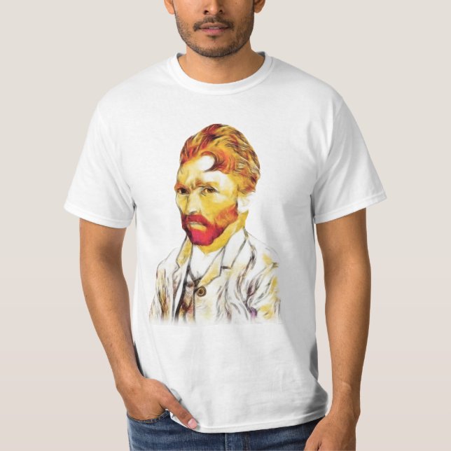 Van Gogh Self Portrait New Hair Do T-Shirt (Front)