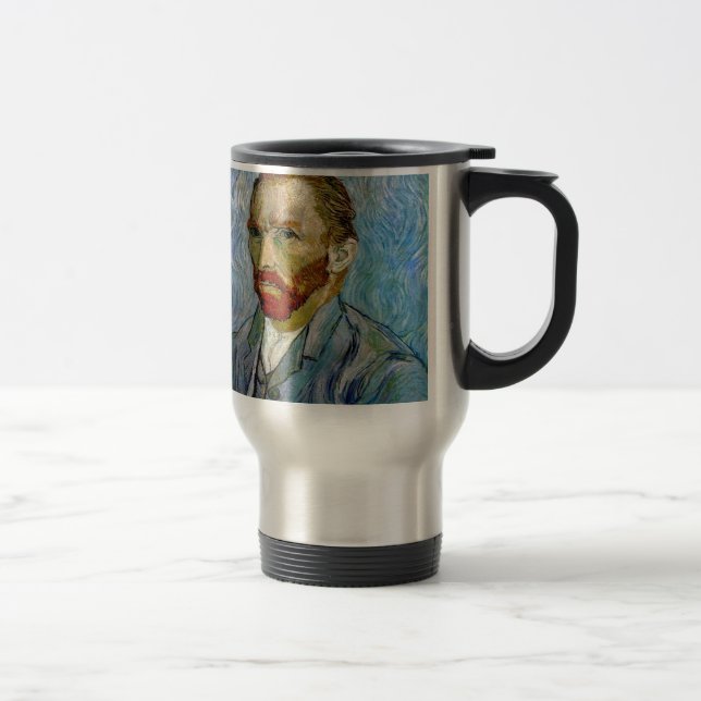 Van Gogh Self Portrait Travel Mug (Right)
